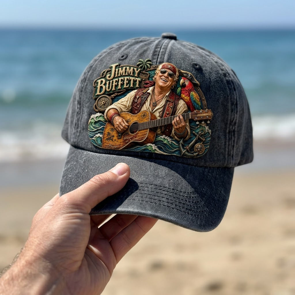 JBU Tropical Guitar Parrot Cap