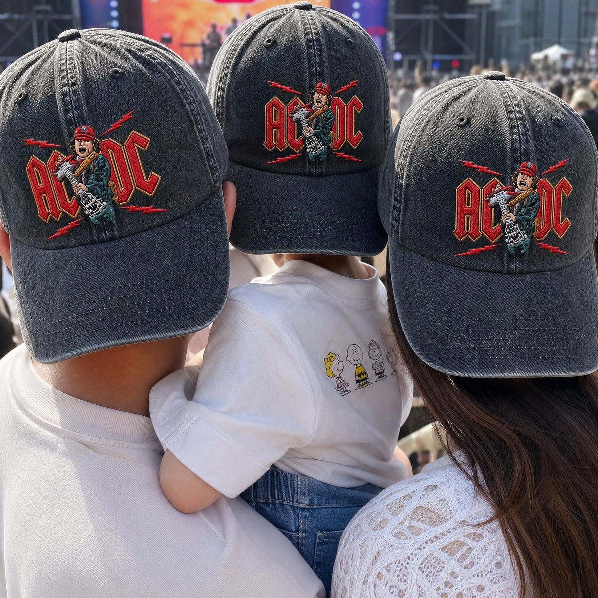 ACD Thunder Guitar Distressed Denim Cap