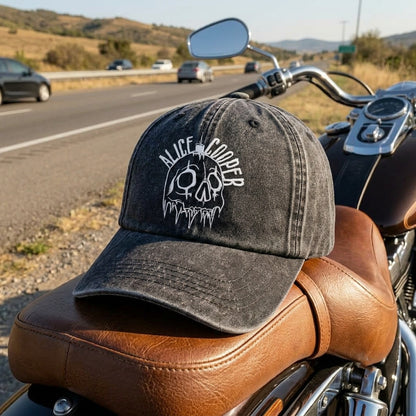 ACO Midnight Skull Denim Cap