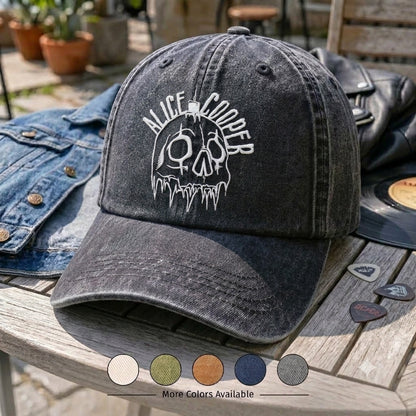 ACO Midnight Skull Denim Cap