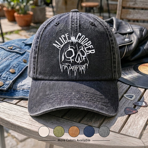 ACO Midnight Skull Denim Cap