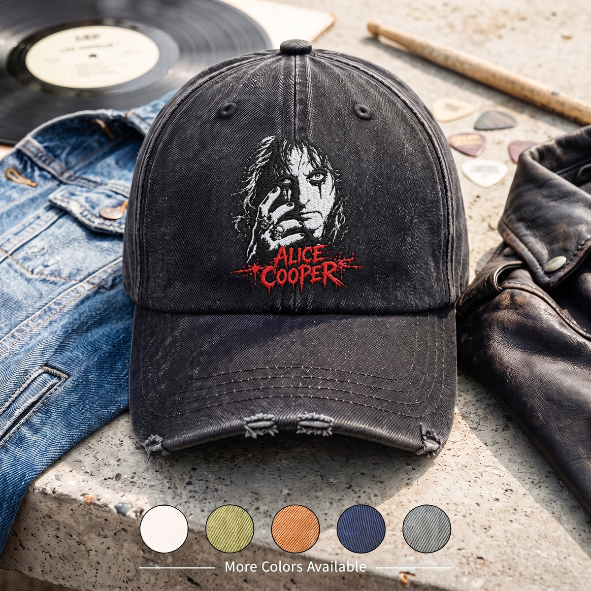 ACO Crimson Icon Portrait Denim Cap